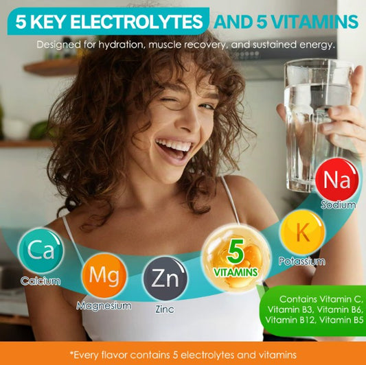 Sugar Free Electrolyte Hydration Sports Drink Tablets Running Nutrition (Vegan)