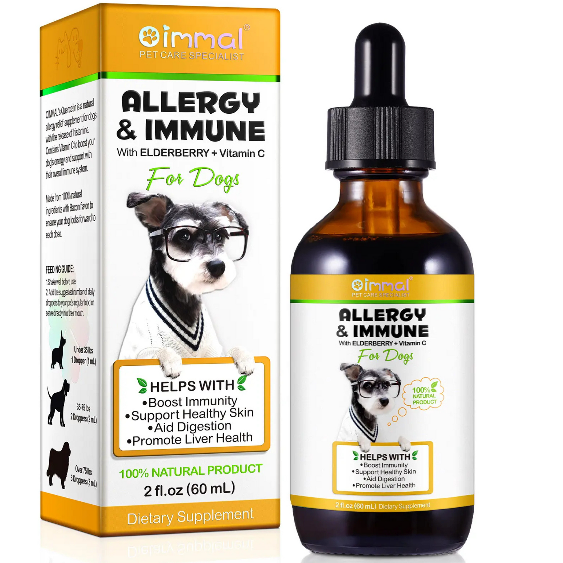 Dogs - Natural Pet Supplement Boost Immunity Healthy Skin Aid Digestion for Dogs - Pet Care Expert