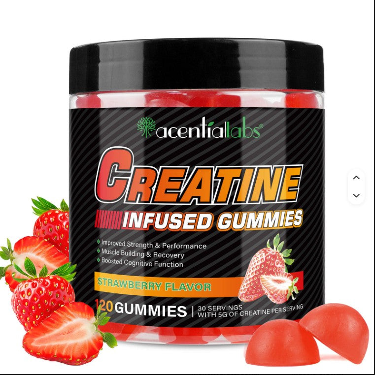Creatine Gummies High Strength Monohydrate 5000mg 120 Gummies Muscle Growth