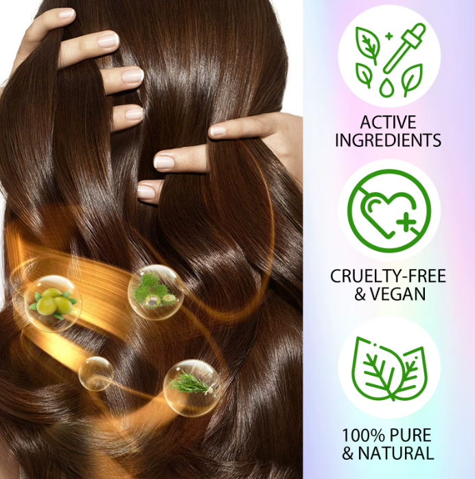 11 in 1 Hair Oil, Powerful Essential Oils Optimal Hair Growth Scalp Natural Pure
