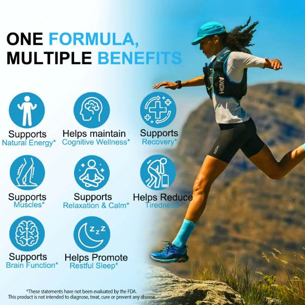 Magnesium Complex 8-in-1, 1000mg 90 Vegan Capsules Glycinate Citrate SoloTree