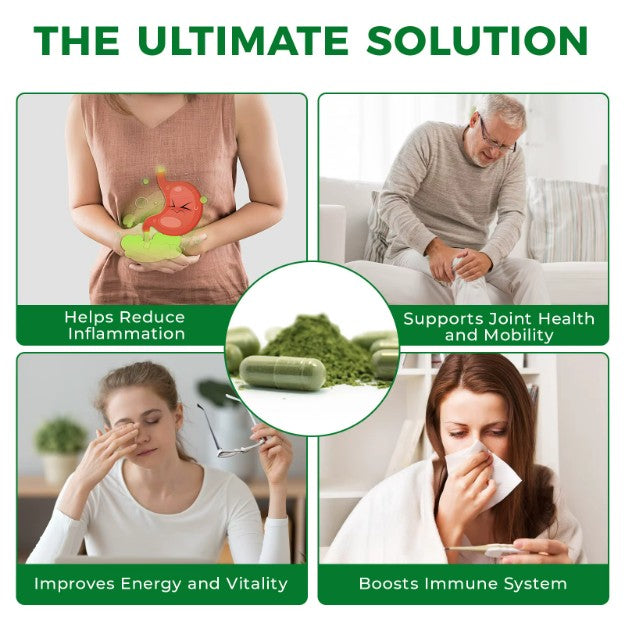 Natural Moringa Capsules STRONG EFFECTIVE Boost Immune Supports Digestion Veggie