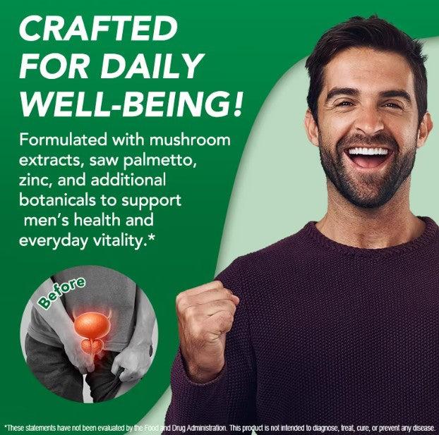 Saw Palmetto 90 Capsules Prostate, Support Male Urinary Tract & Prostate (vegan)