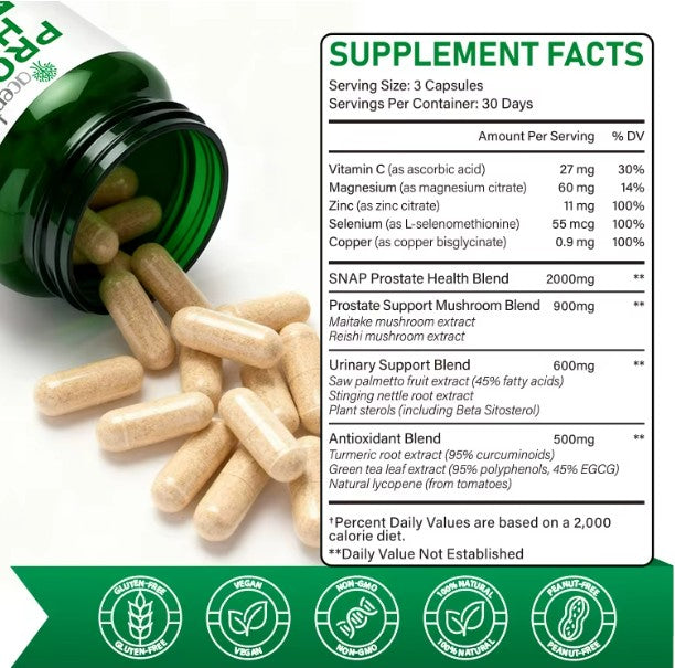 Saw Palmetto 90 Capsules Prostate, Support Male Urinary Tract & Prostate (vegan)