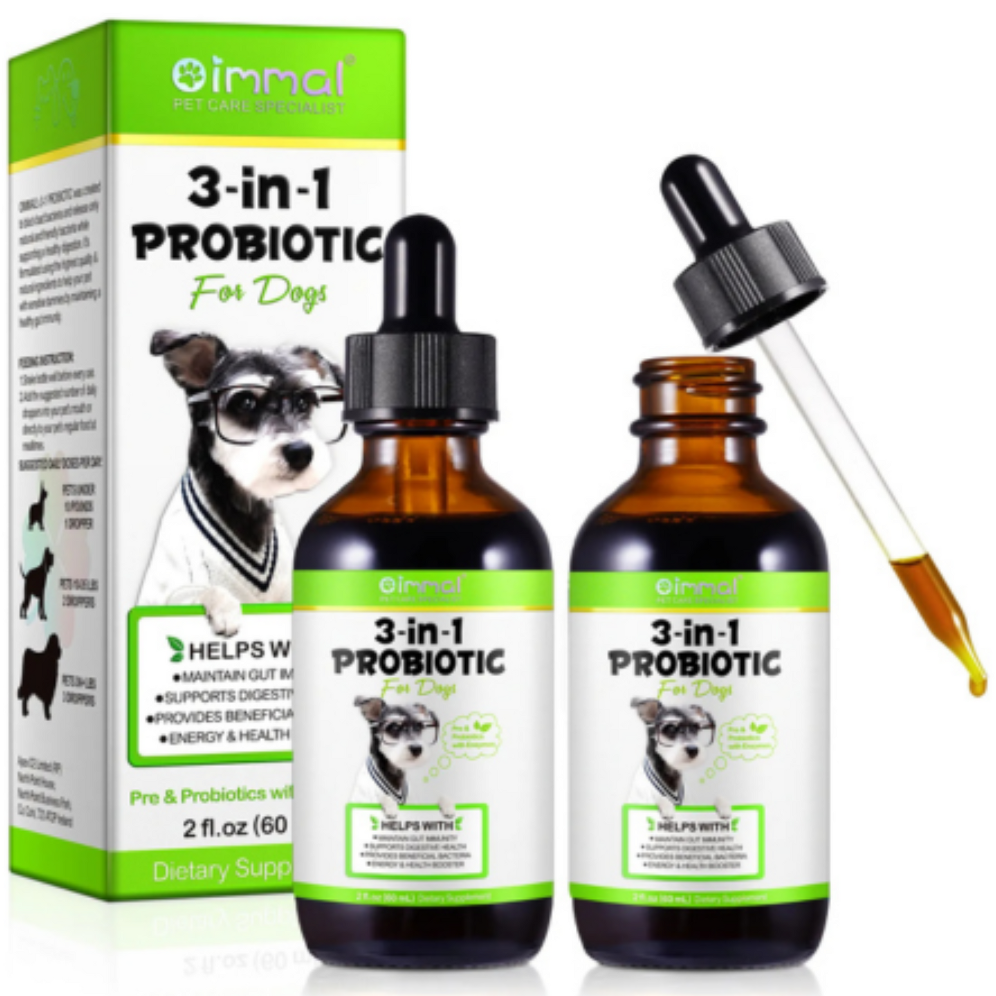 Pet Care Expert Pre & Pro Biotic Dog Treats for healthy digestion and gut support, shown in a close-up of the treats.