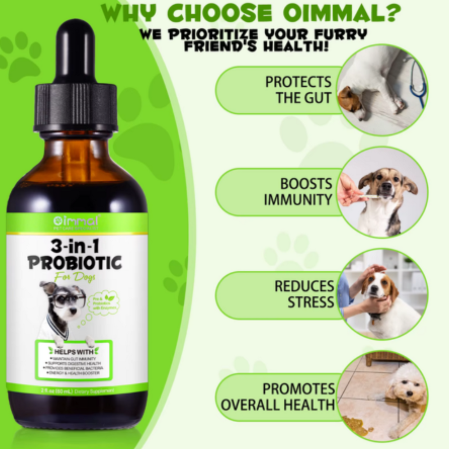 Pet Care Expert dog treats with Pre & Probiotic Food Drops for healthy digestion and gut support in dogs.